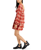 Love, Fire Women Smocked Tiered Dress
