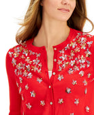 Charter Club Women Sequined Cardigan