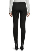 Karl Lagerfeld Paris Women Cool Compress Moto Pants Black