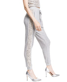 INC International Concepts Women Petite Sequined Jogger Pants