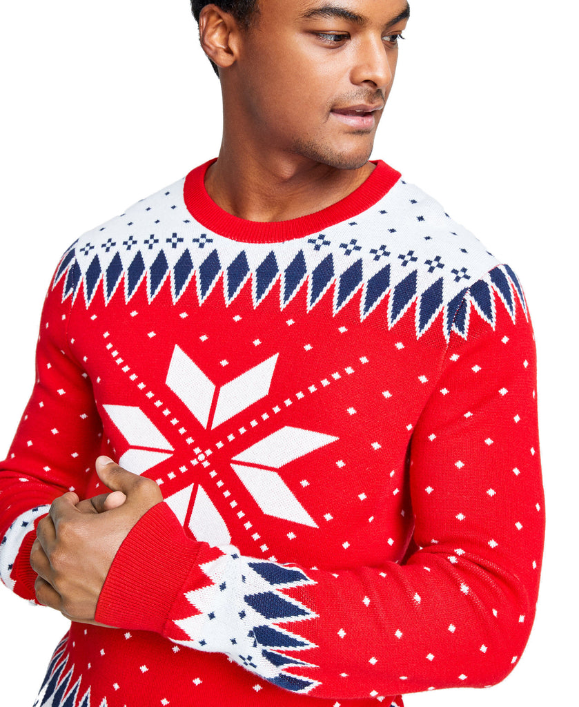 Charter Club Men Snowflake Sweater