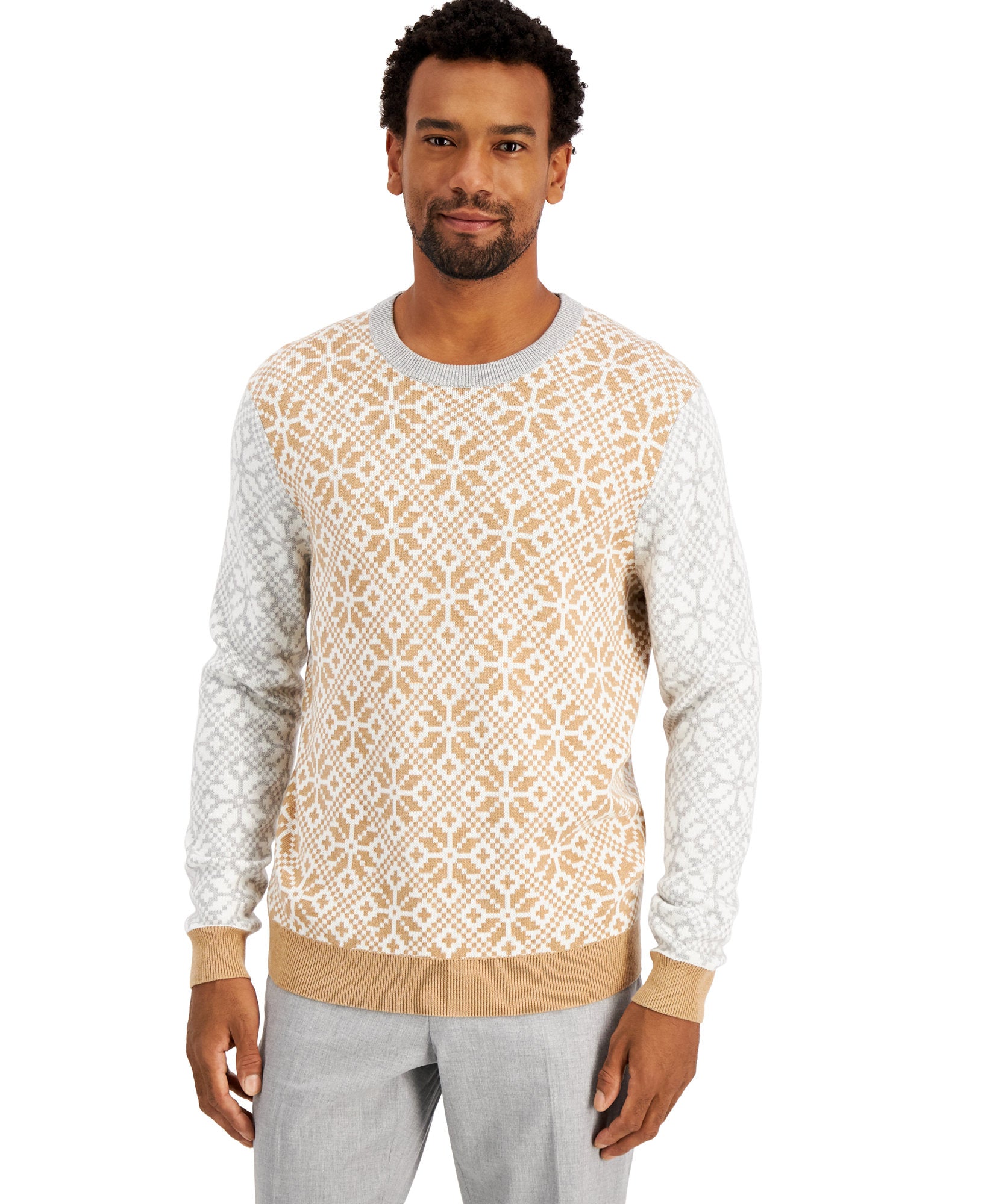 Charter Club Men Colorblocked Fair Isle Family Sweater