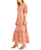INC International Concepts Women Cotton Tiered Ruffle Dress