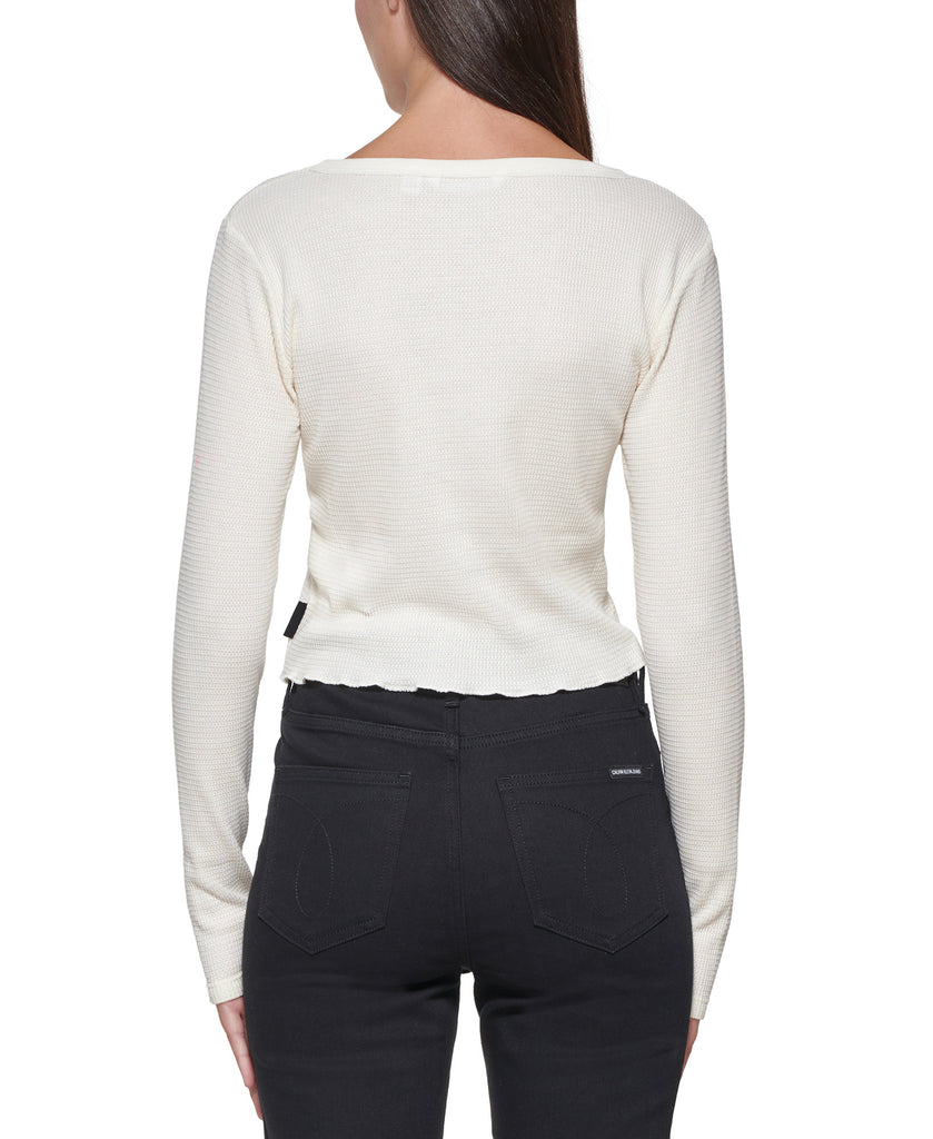 Calvin Klein Jeans Women Cropped Crewneck Top