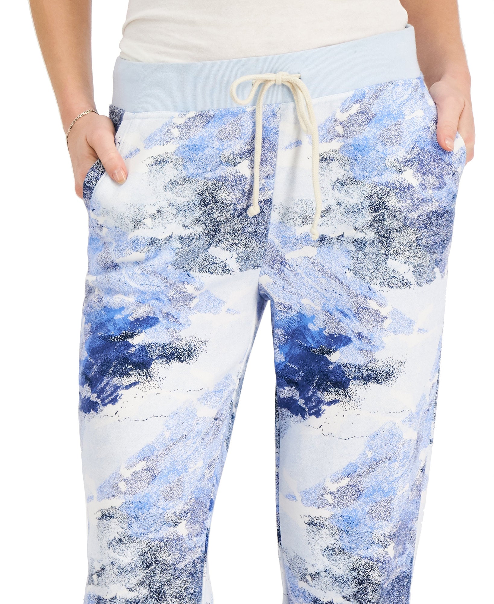 Style & Co Women Petite Dot Camo Jogger Pants
