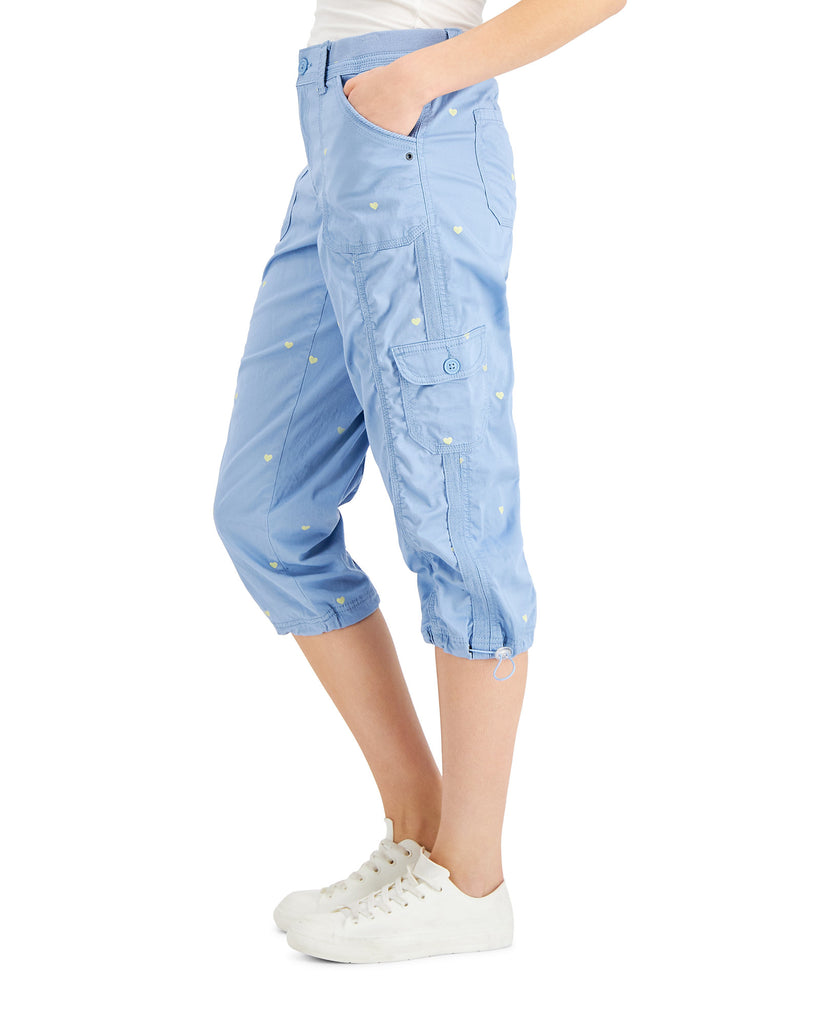 Style-&-Co-Women-Heart-Print-Cargo-Capri-Pants