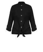 City Chic Women Plus Trendy Cotton Urban Explorer Shirt
