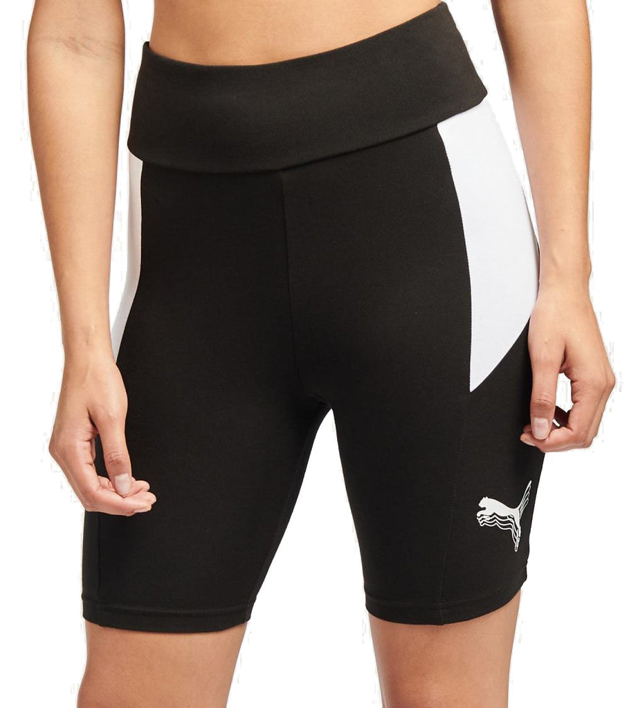 Puma Women Rebel Colorblocked High Rise Bike Shorts