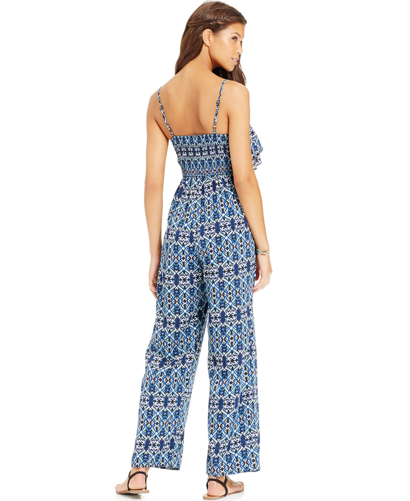 American Rag Women Printed Ruffled Jumpsuit