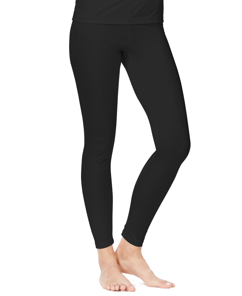 Cuddl Duds Women Climatesmart Leggings Black