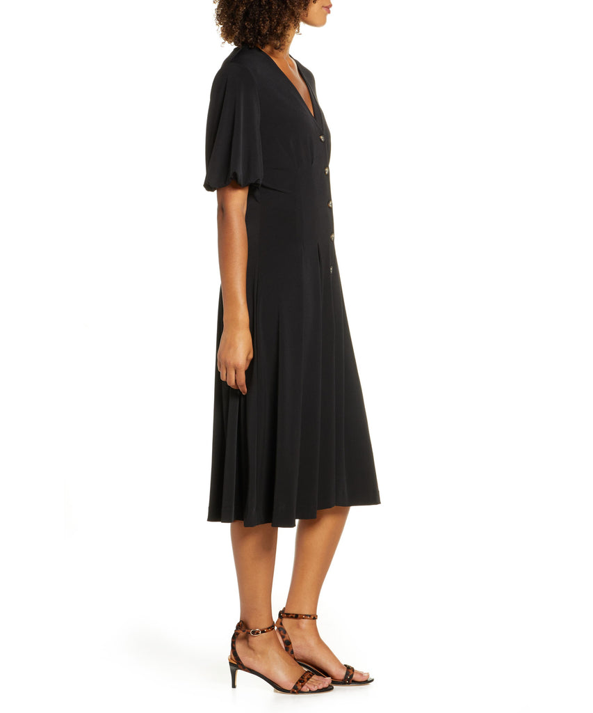 French Connection Women Serafina Button Front Fit & Flare Dress