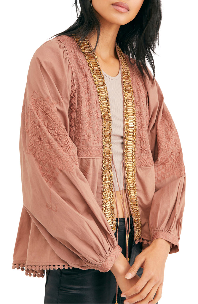 Free-People-Women-Jasmine-Embroidered-Jacket-Pink-Mist