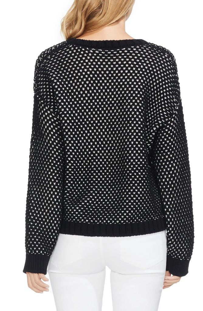 Vince Camuto Women Textured Stitch Sweater