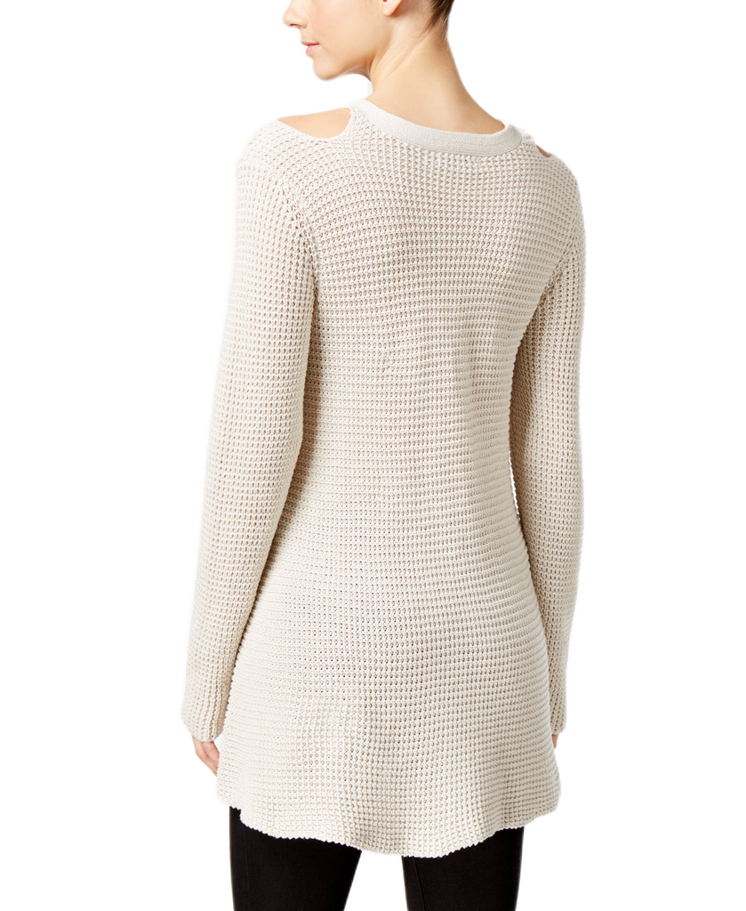 Style & Co Women Cutout High Low Sweater