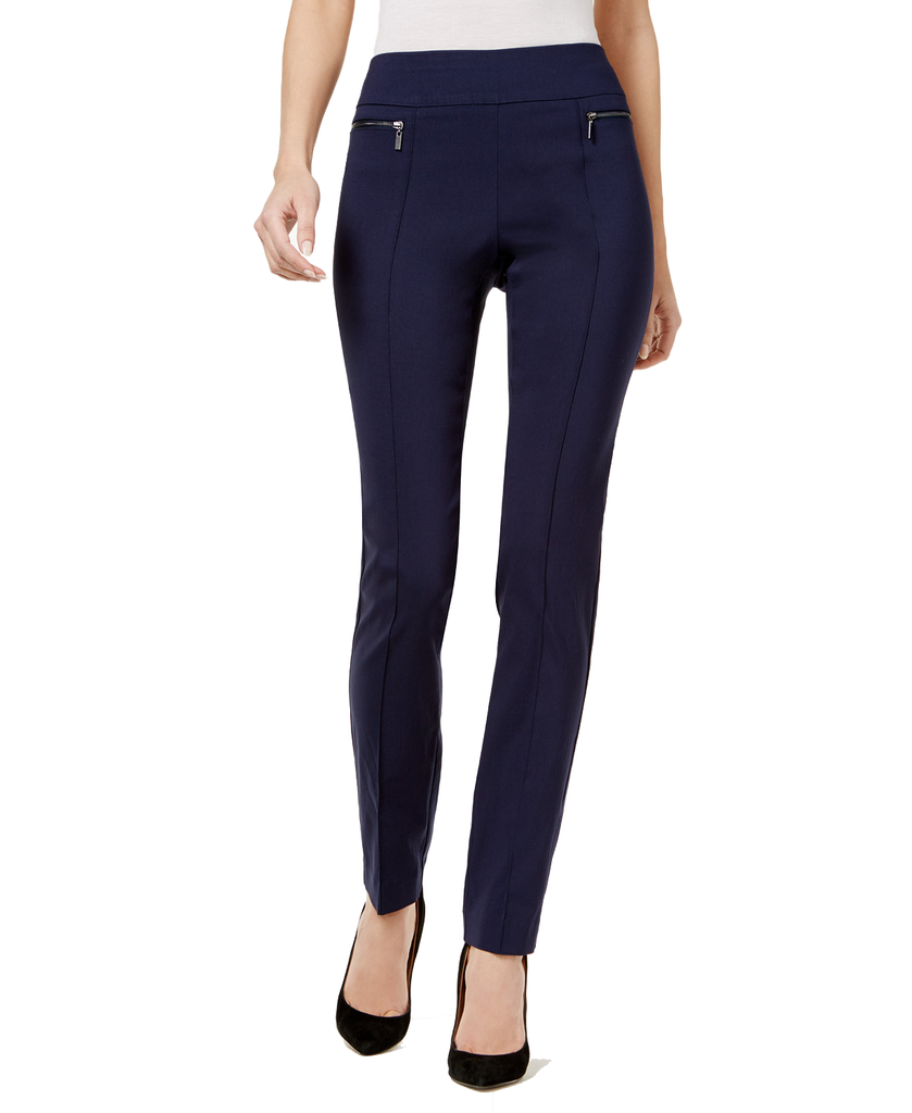 Style & Co Women Pull On Skinny Pants Industrial Blue