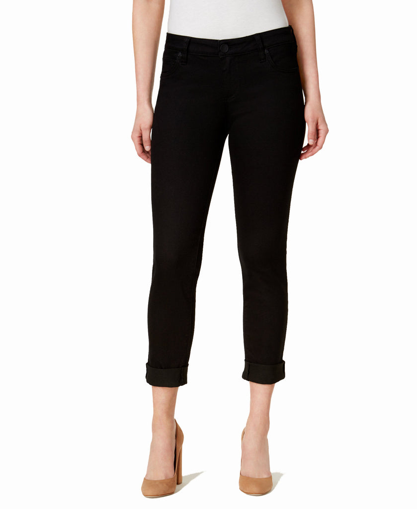 Kut-from-the-Kloth-Women-Catherine-Boyfriend-Cuffed-Jeans-Black