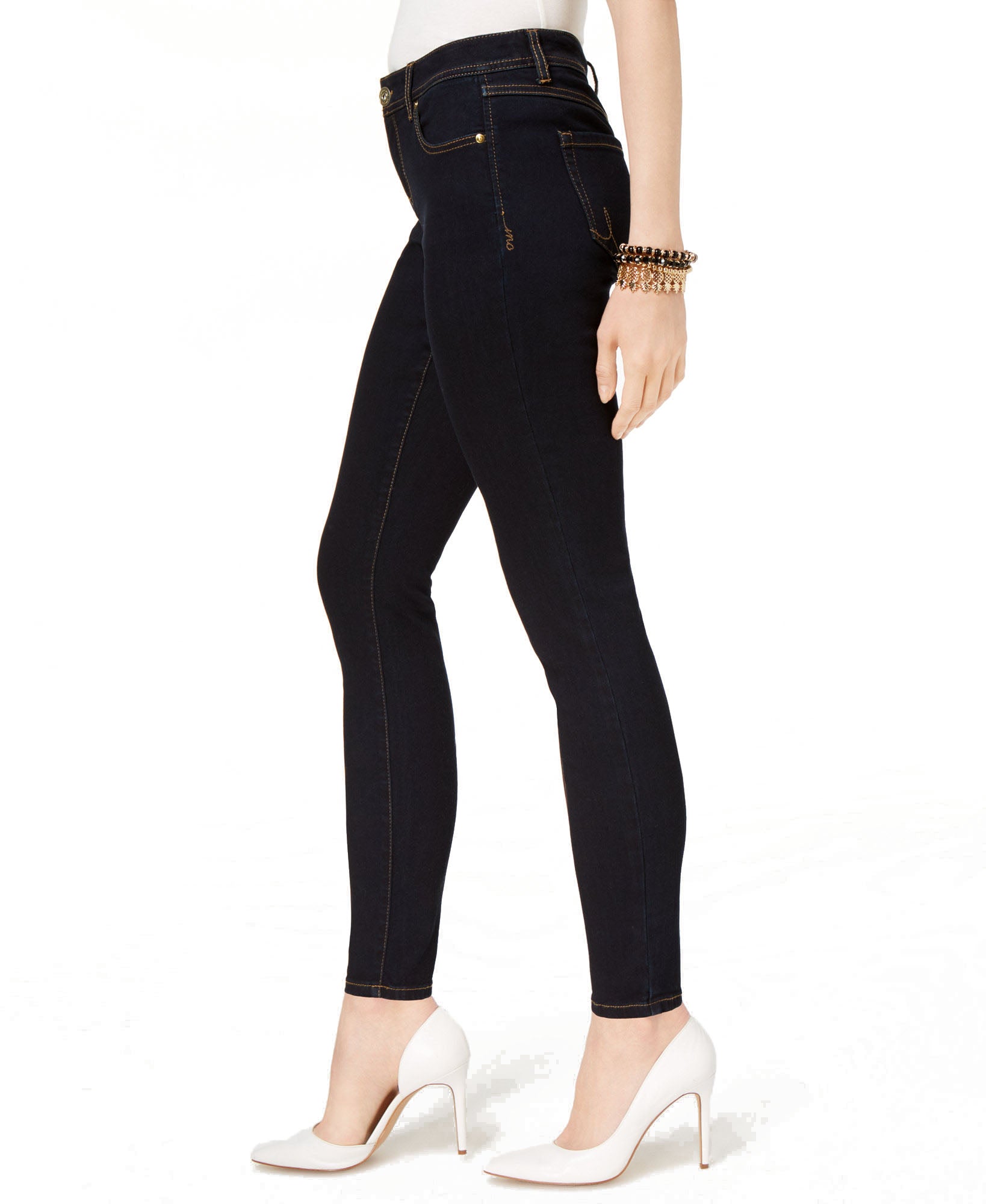 INC International Concepts Women Petite Skinny Tummy Control Jeans