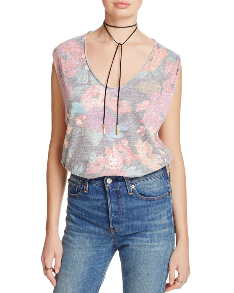 Free People Women Gardenia Tee Tropical Combo