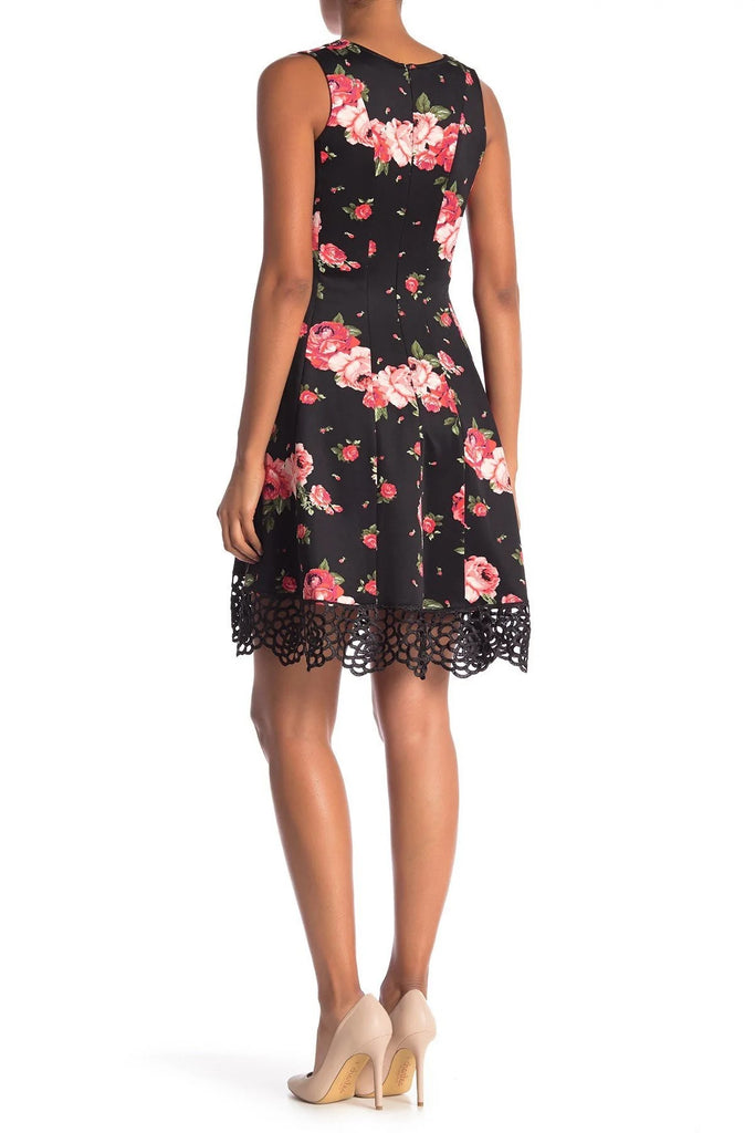 donna ricco fit and flare dress Donna Rico Women's Belted Fit & Flare Dress