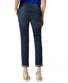 INC International Concepts Women Curvy Mid Rise Straight Leg Jeans