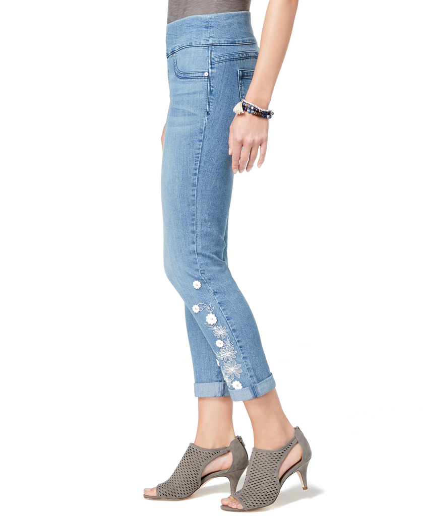 Style & Co Embellished Boyfriend Jeans