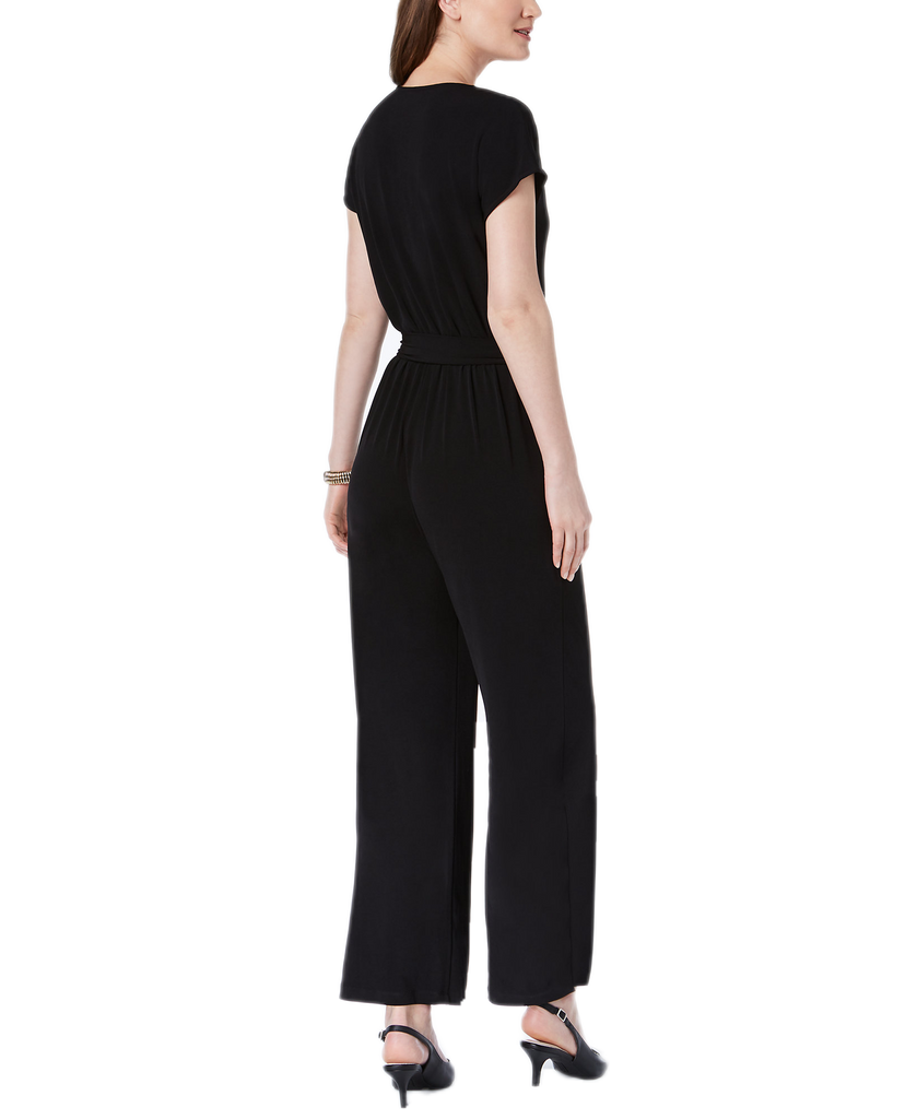 Alfani Women Solid Wide Leg Jumpsuit