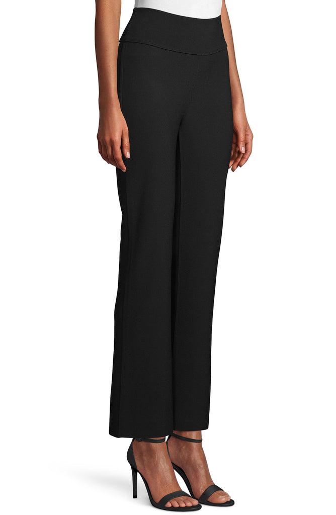 Anne Klein Women Double Knit Flare Pants