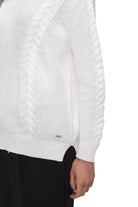 DKNY Women Cable Knit Crewneck Pullover Sweater